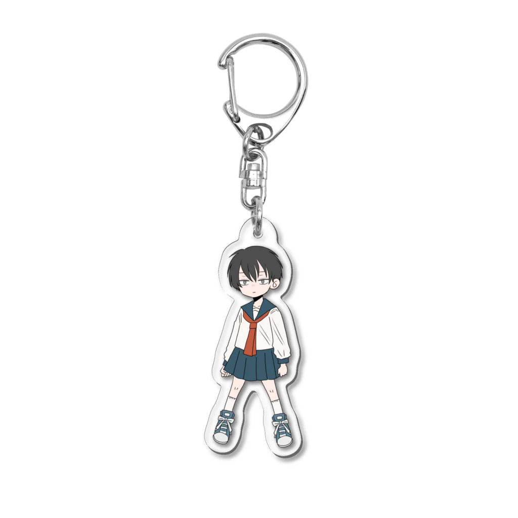 いくたはな🖋漫画家の斎藤肇(ミニver) Acrylic Key Chain