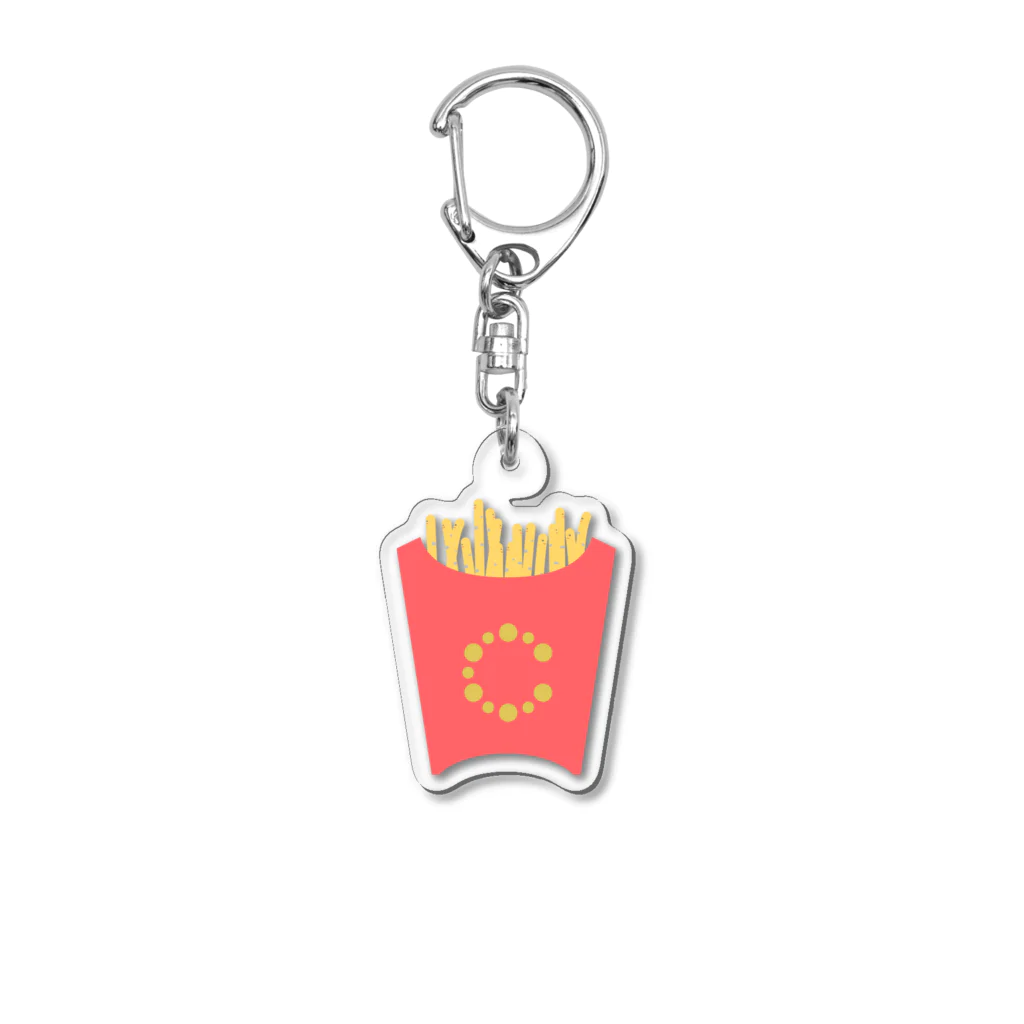 チンアナゴの群れのポテトアナゴ Acrylic Key Chain