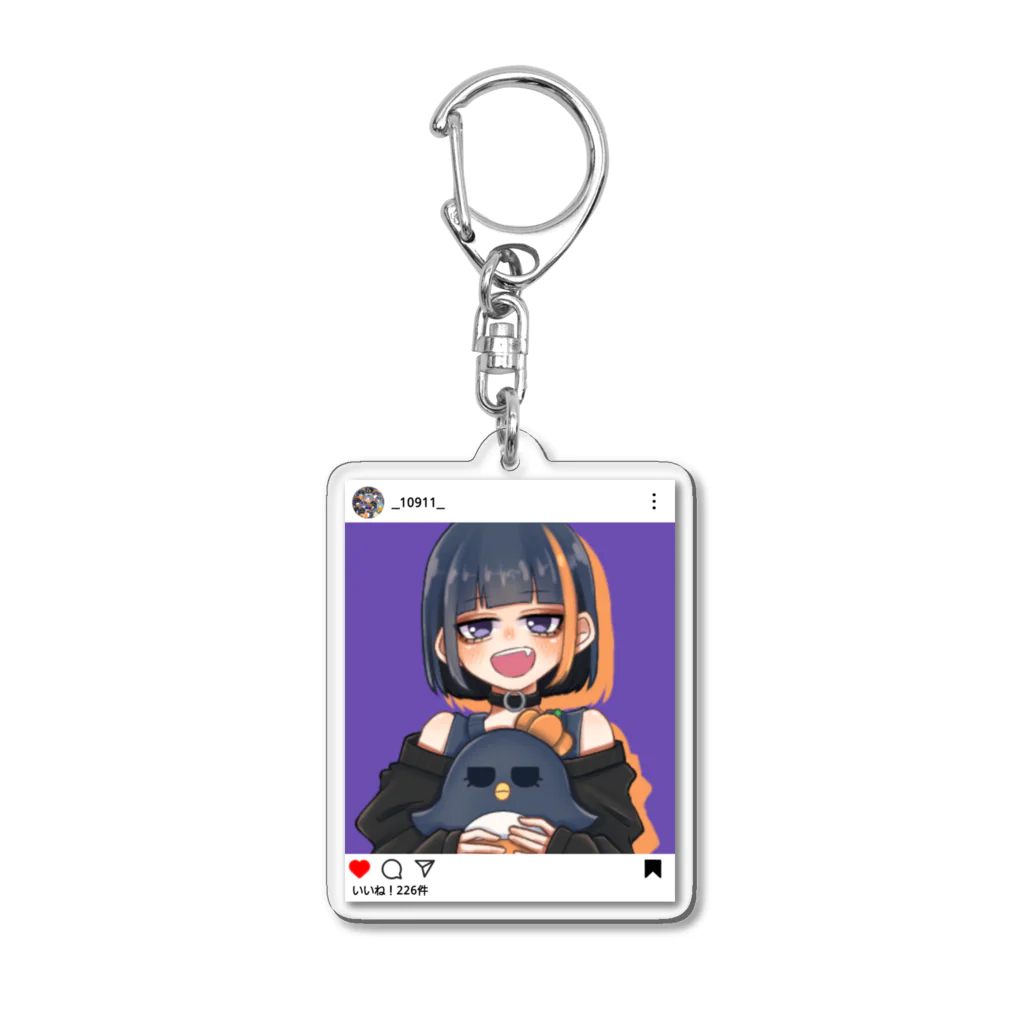 🎃あんの ぷる。のあくりるあんのほるだー Acrylic Key Chain