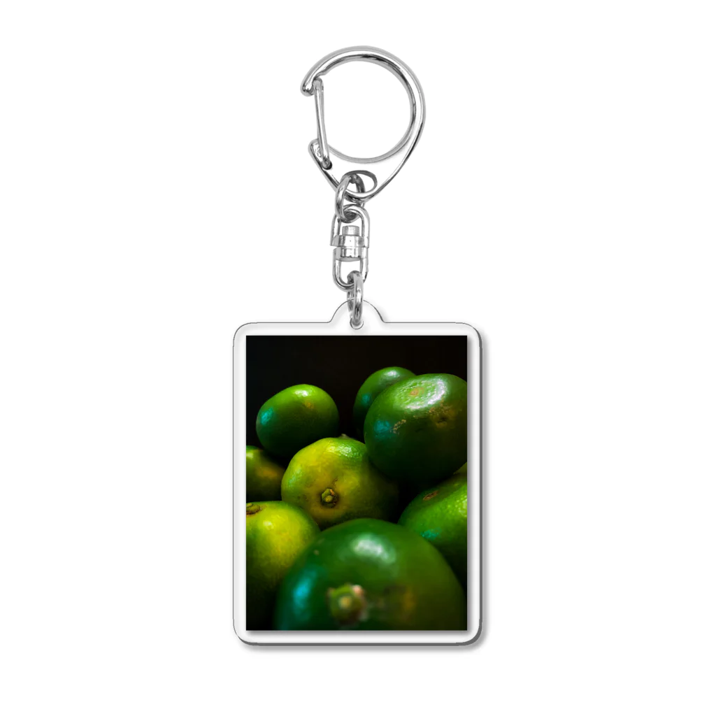 じっぷぁの写真のところの青い果実 Acrylic Key Chain