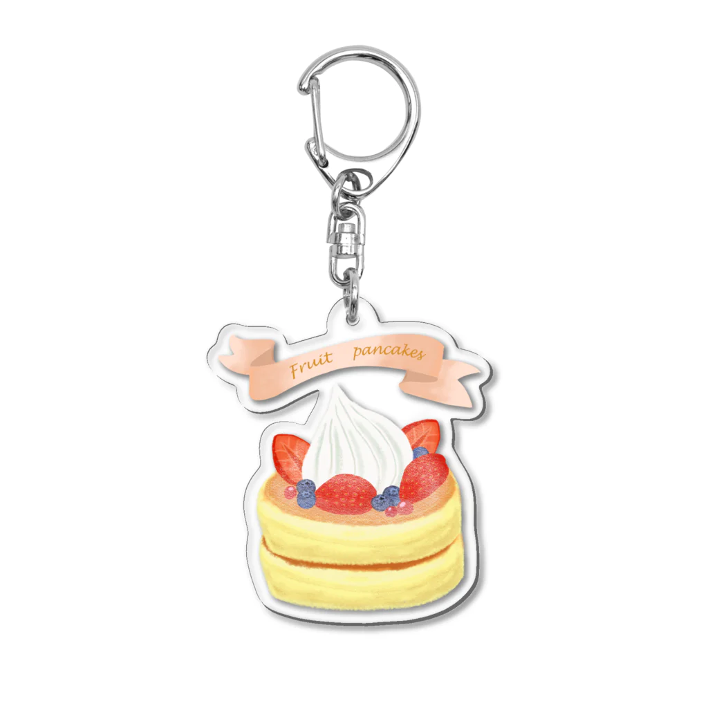 satoharuのフルーツパンケーキ Acrylic Key Chain