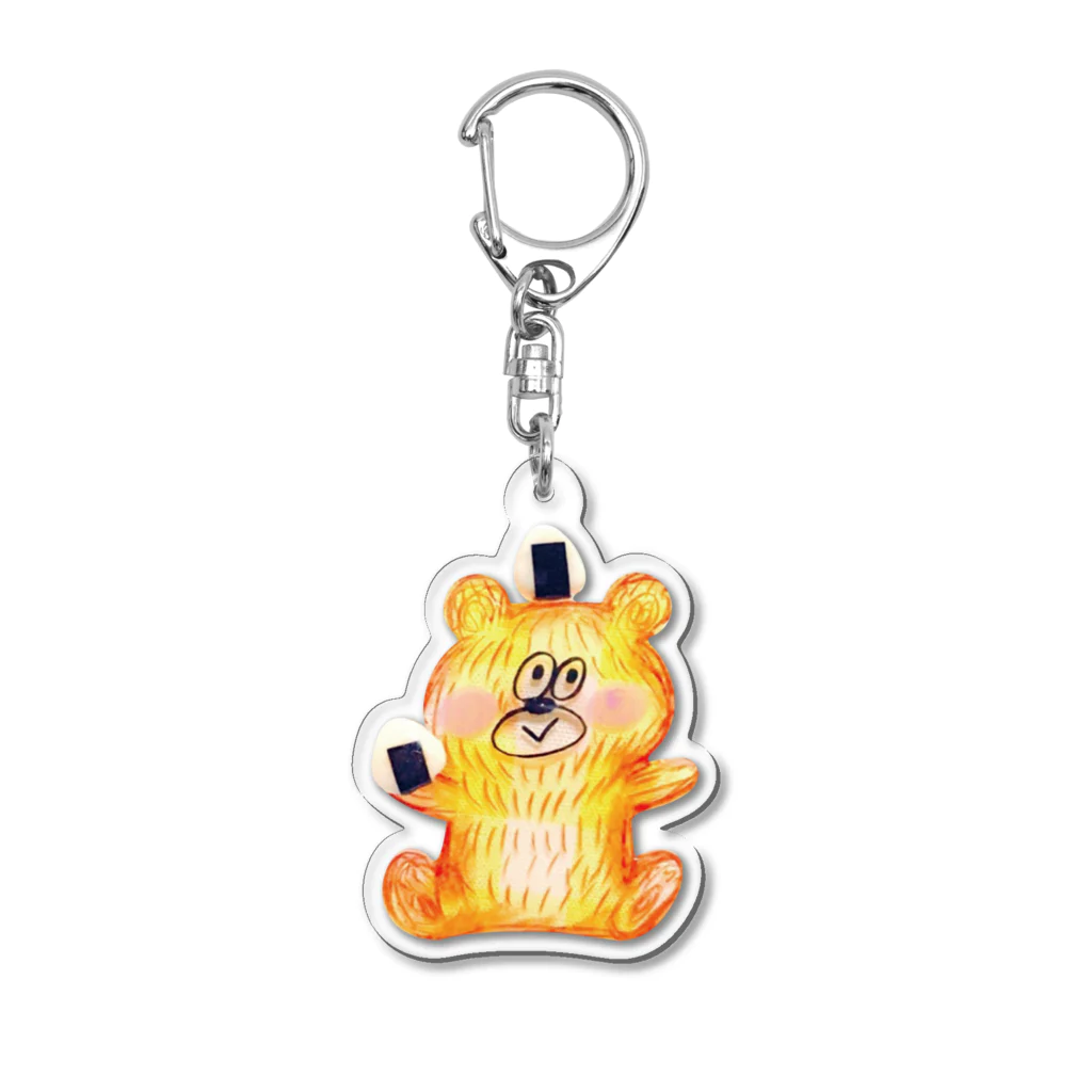 madachatea_のオニギリ召しあがれ Acrylic Key Chain