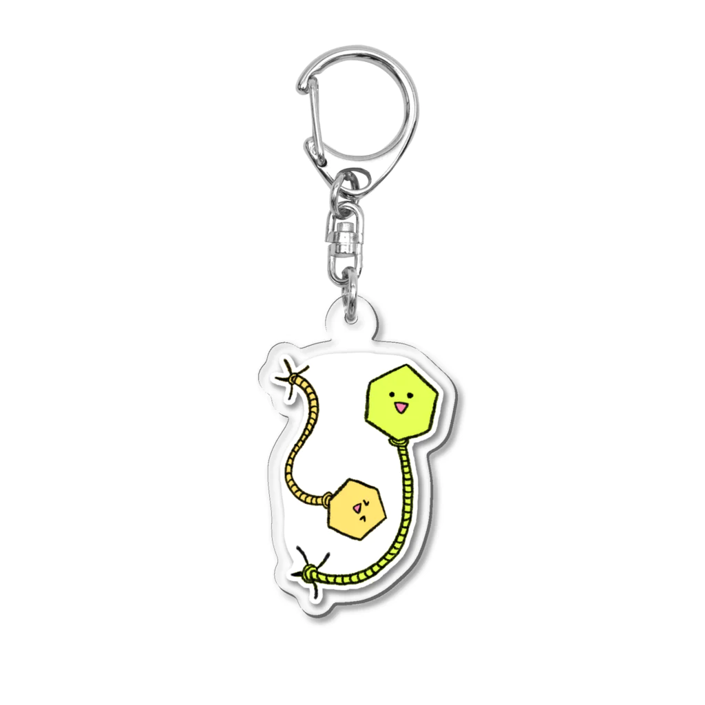 Phage Daisuki Clubのサイフォちゃん Acrylic Key Chain