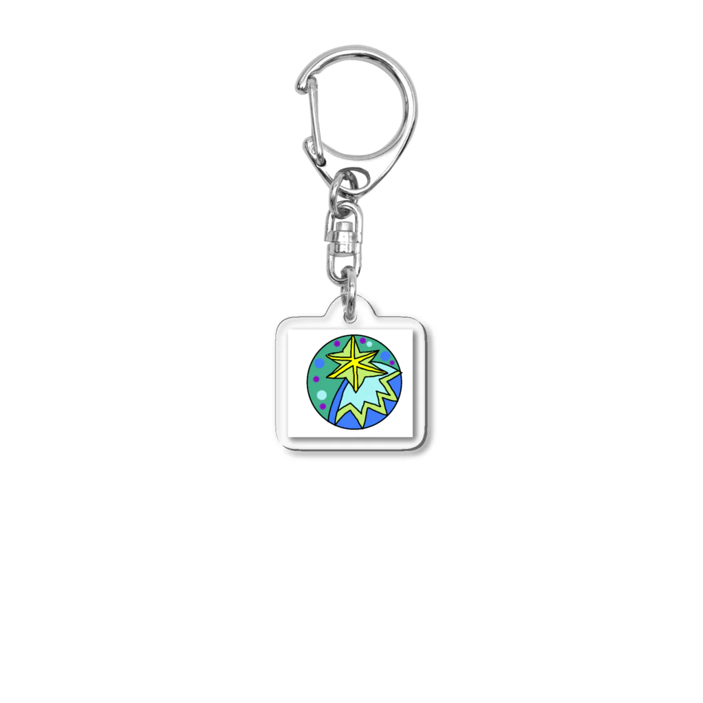 koamaのスターフルーツ Acrylic Key Chain