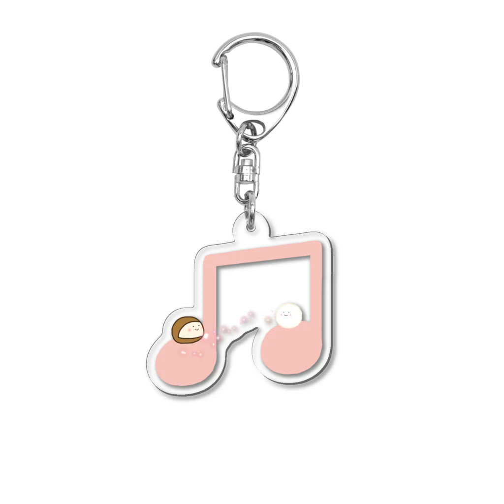 あけさんちのまるさんみゅーじっく Acrylic Key Chain