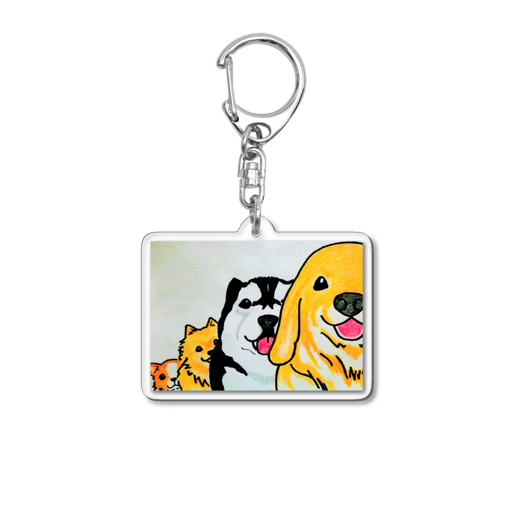 さちのワンワン Acrylic Key Chain