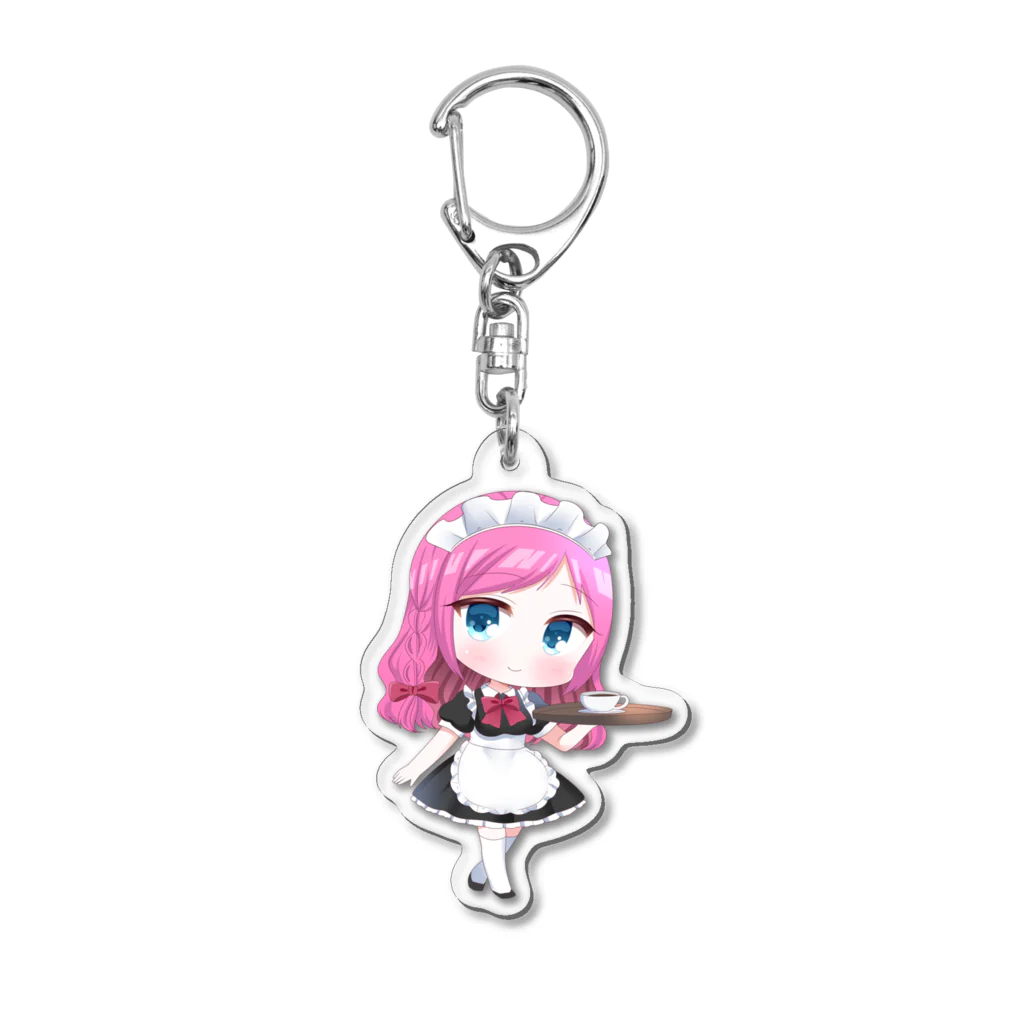 巫護まにのメイドまに Acrylic Key Chain