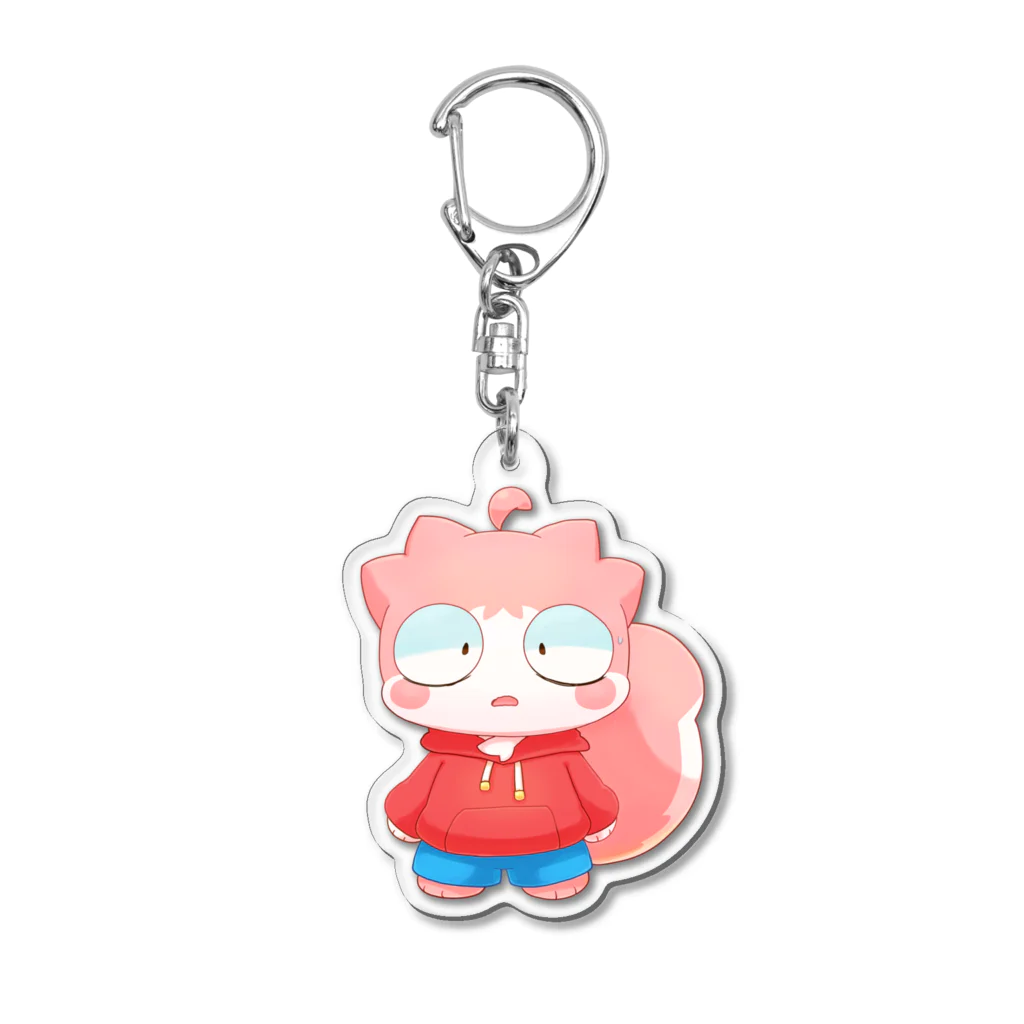 マスコットワールド2号店の微妙な表情のアリスク Acrylic Key Chain