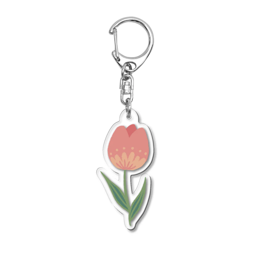 poeticton のTulip Acrylic Key Chain