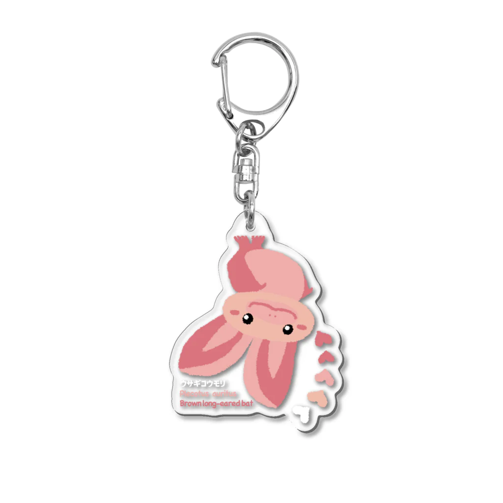 雁花工房（寄付アイテム販売中です）のウサギコウモリ Acrylic Key Chain