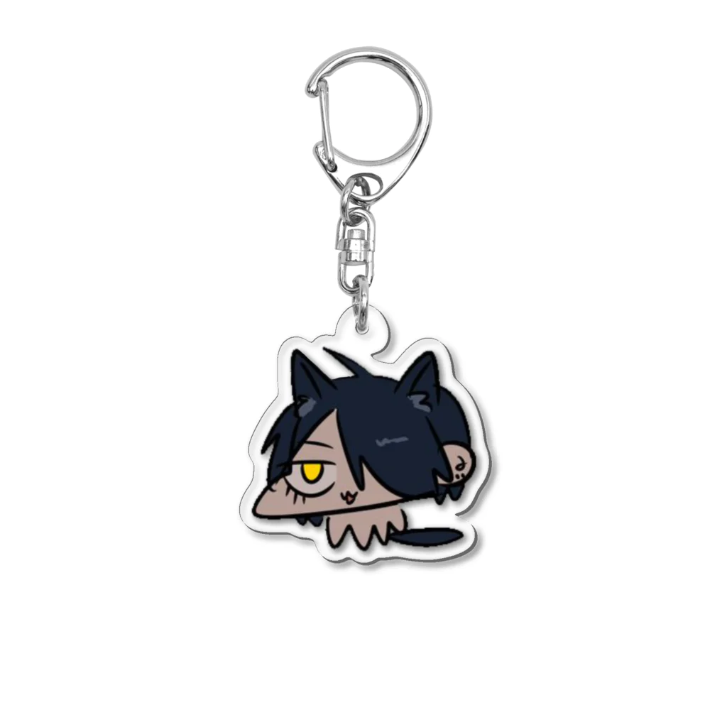 めてるの路上販売のねこのめてる Acrylic Key Chain