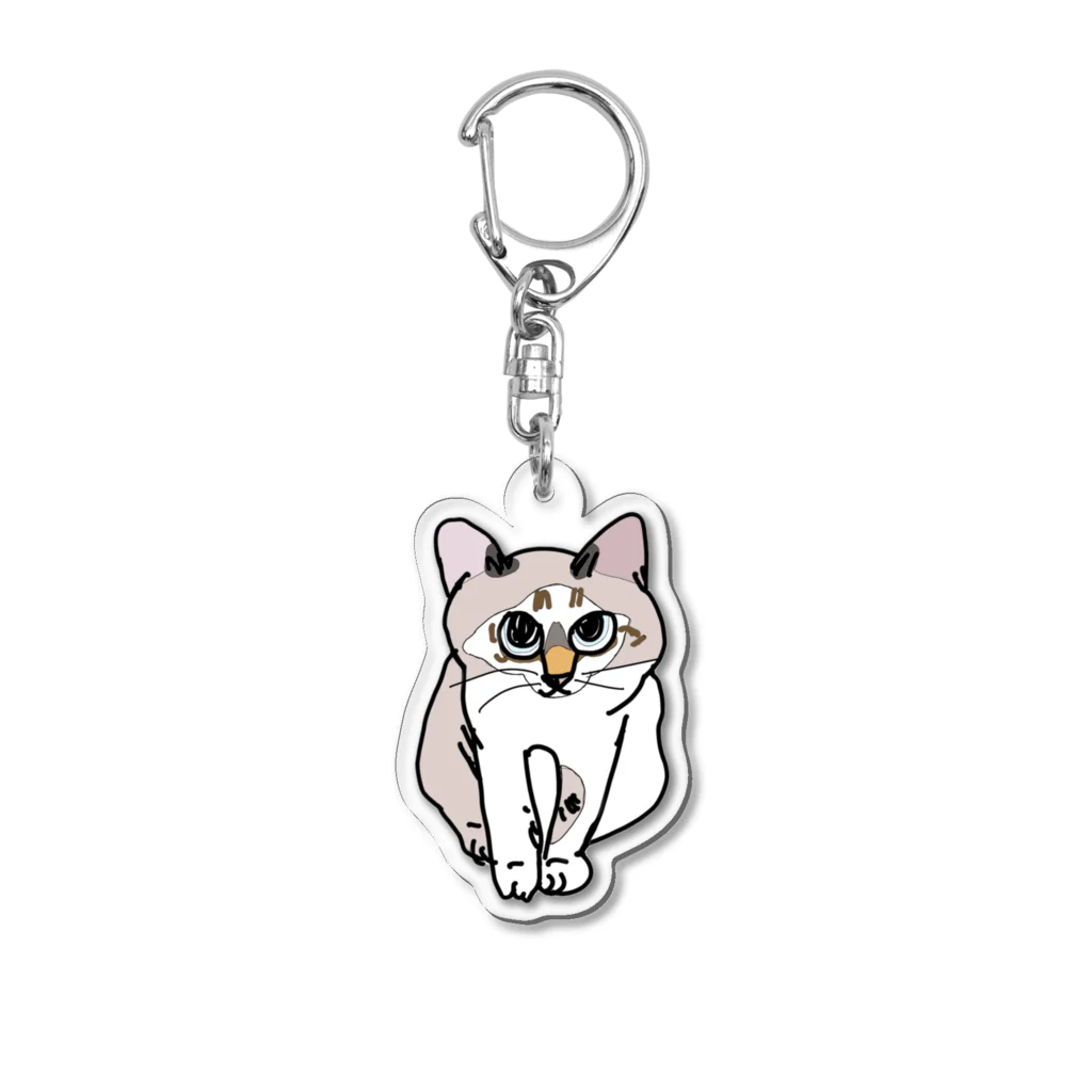 hinatsuのにゃんこキーホルダー Acrylic Key Chain