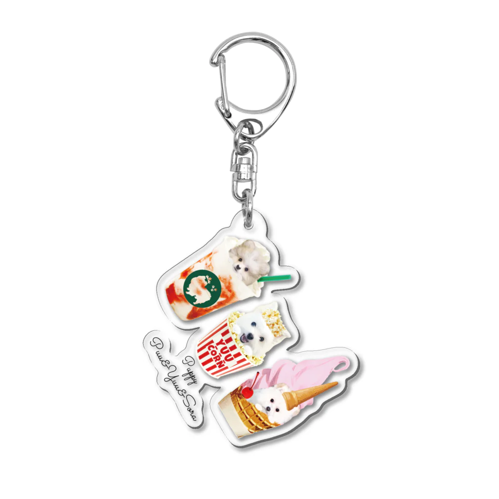 糸葉-Itoha-のPuu Acrylic Key Chain