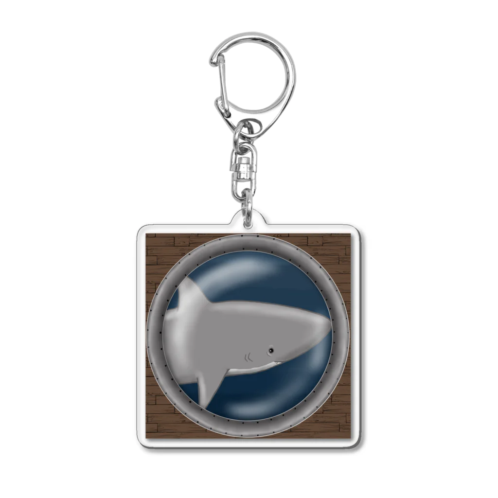 Sharks.の潜水艦の窓 Acrylic Key Chain