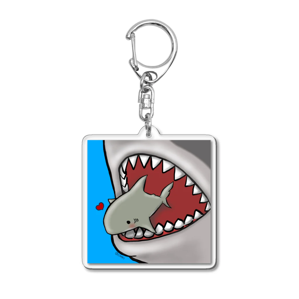 口から生まれたサメ / Sharks. ( Chaki-Chaki )のアクリル