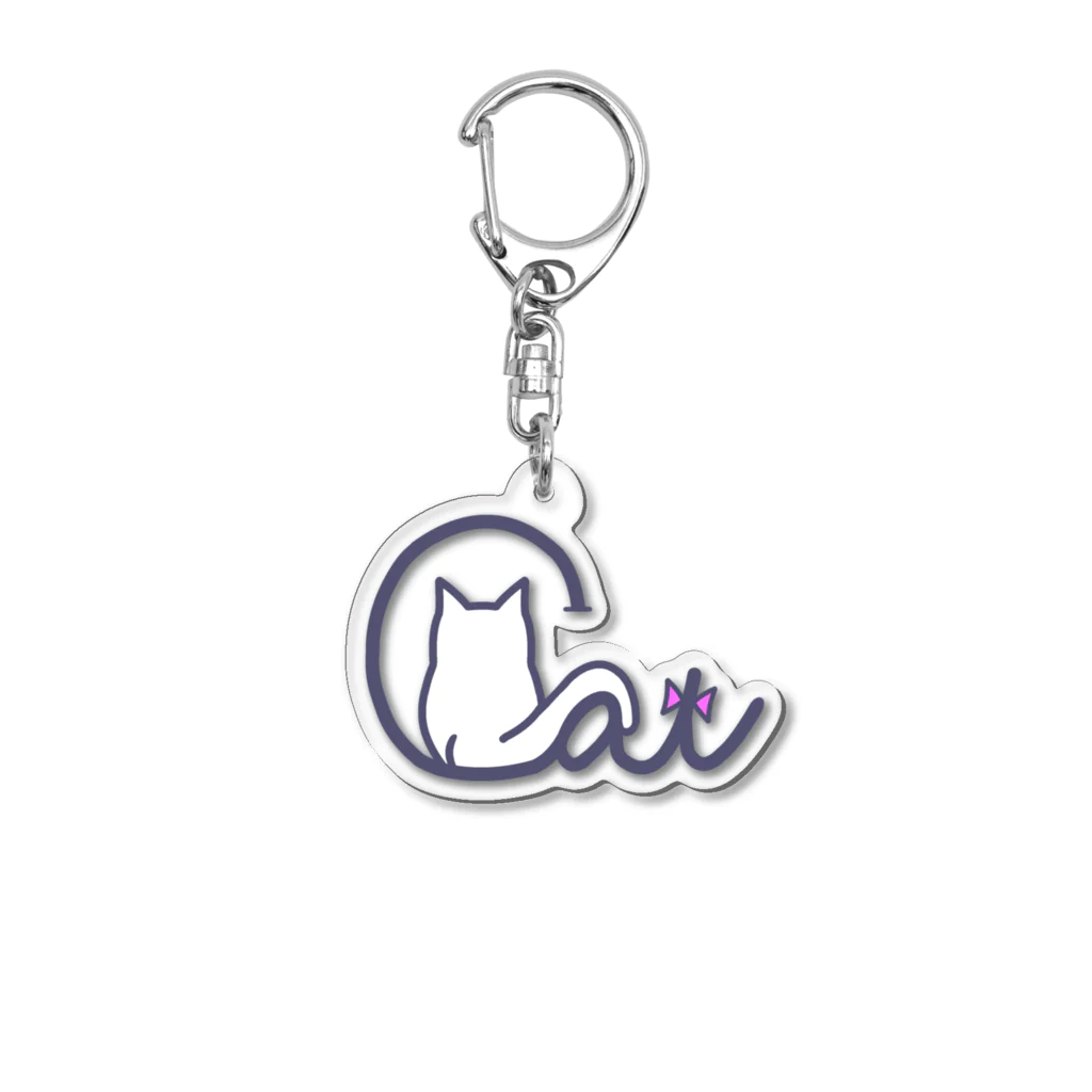 にゃんたまごのCatの中のにゃんこ アクリルキーホルダー