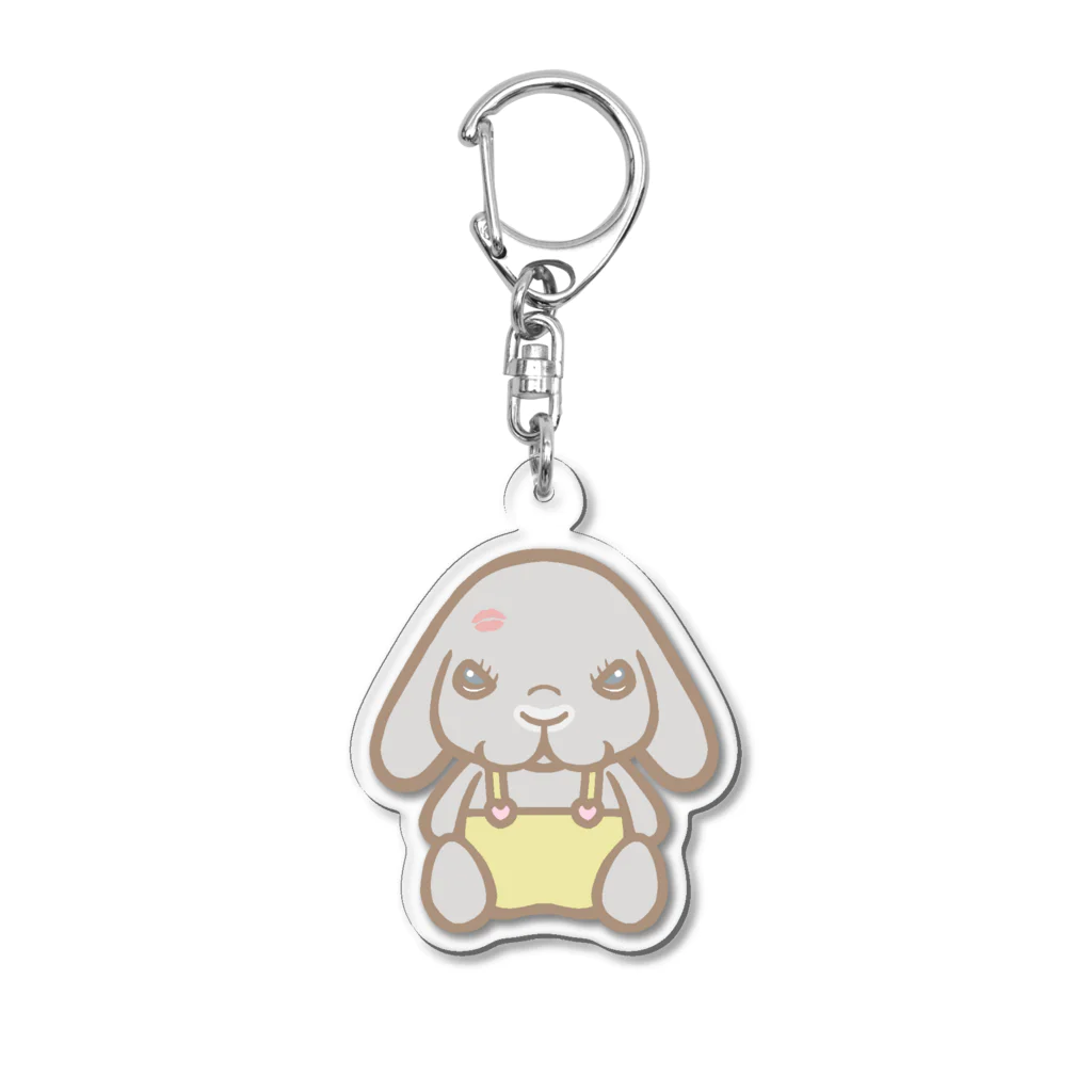 pipippuのキスうさぎ Acrylic Key Chain