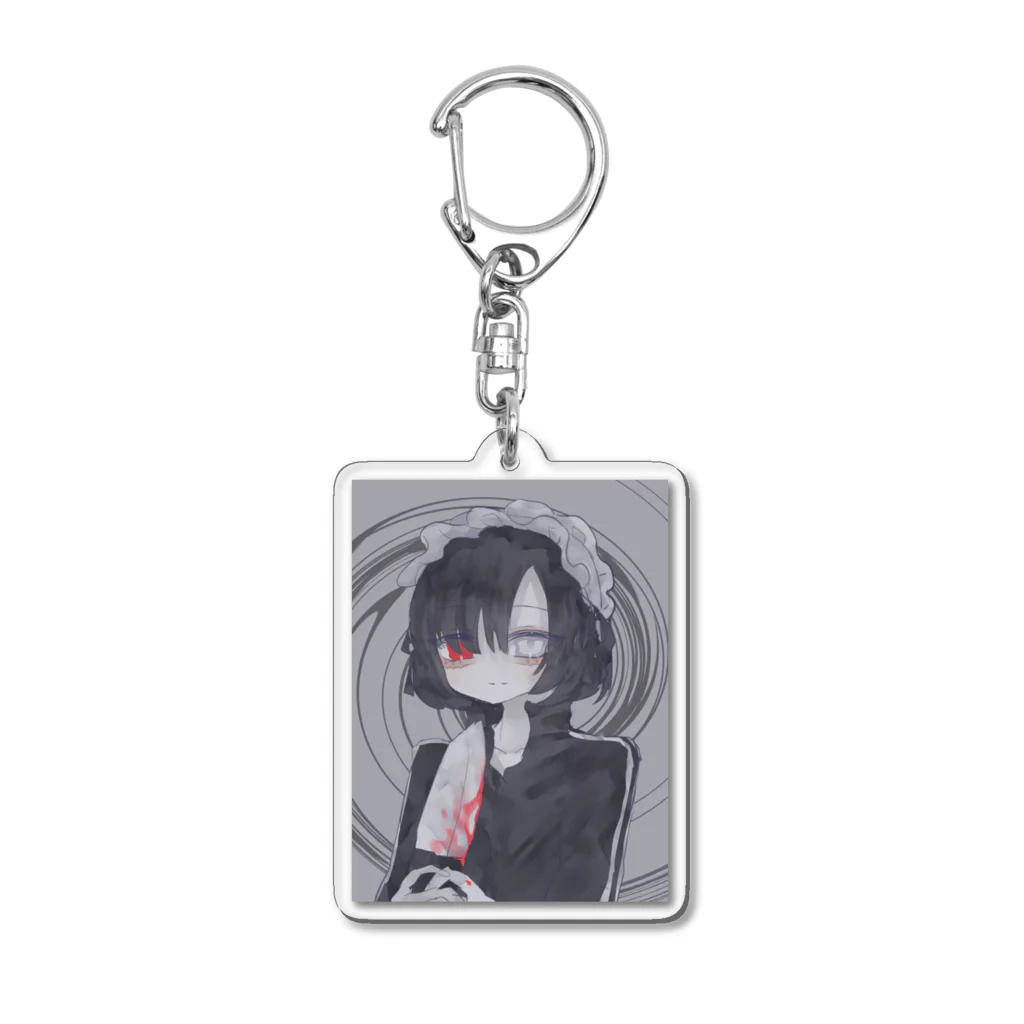 あくむ病院の紅 Acrylic Key Chain