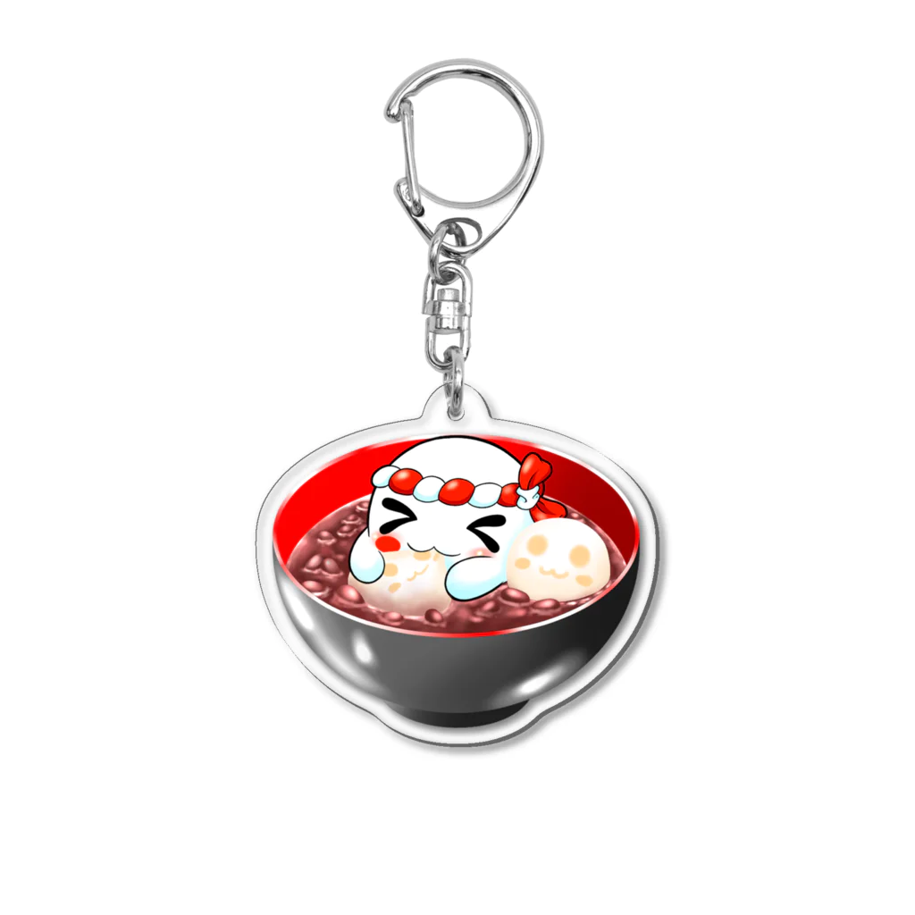 TAKEのモチくん×ぜんざい🍡 Acrylic Key Chain