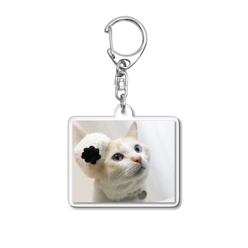 ひいらぎ たえのお帽子被って Acrylic Key Chain