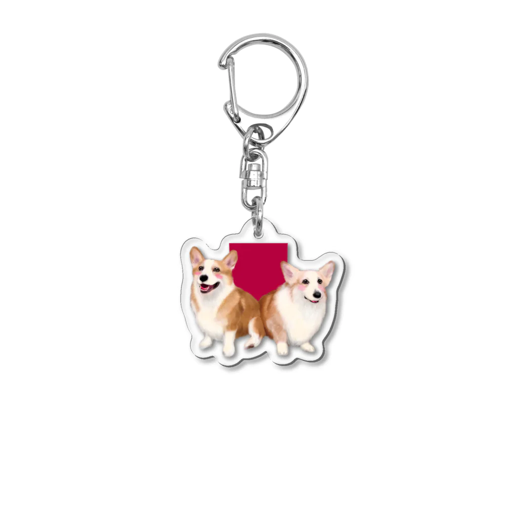 MILO_36のマリンちゃんコロン君キーホルダー Acrylic Key Chain