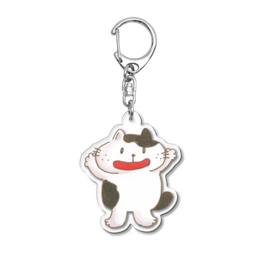 ティーポットCAFEのはい！ちゅうもくするなりよ Acrylic Key Chain