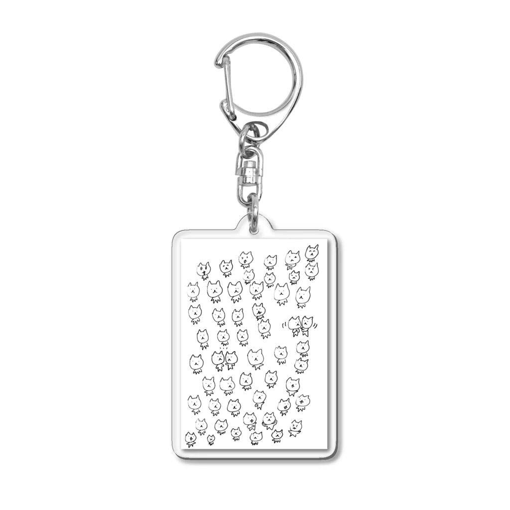 シンプリスト　ヒューショップのみんなでやめよう Acrylic Key Chain