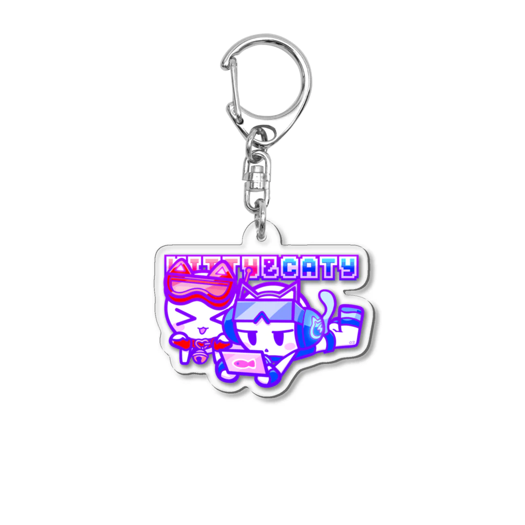 OZett shop COMET-SのKITTY&CATY [mini] Acrylic Key Chain