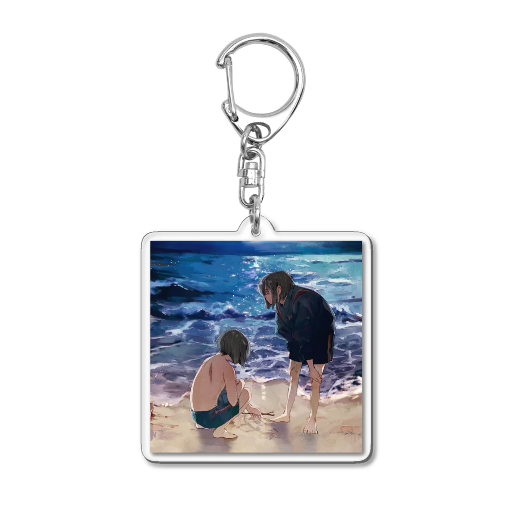 ごるの海 Acrylic Key Chain