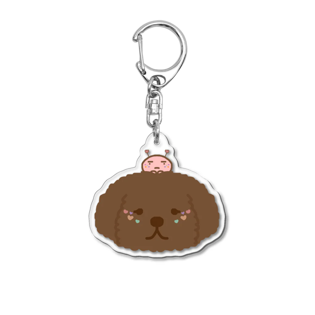 イモミン堂のマナミとチョン Acrylic Key Chain