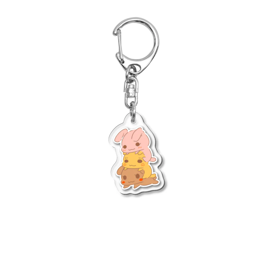 はるる堂の１色アニマルズキーホルダー Acrylic Key Chain