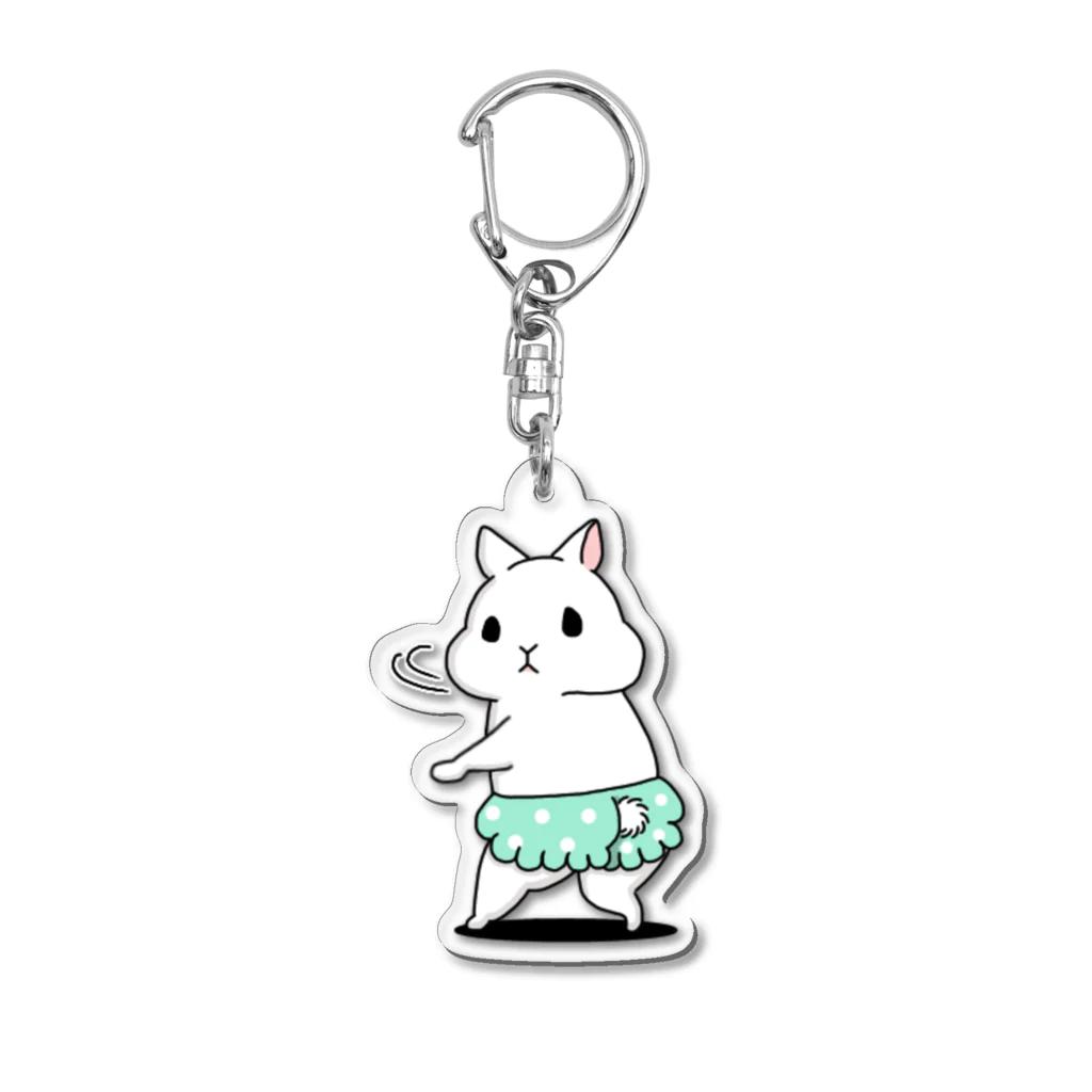 Miiiさんのバッ！ウッサ氏 Acrylic Key Chain