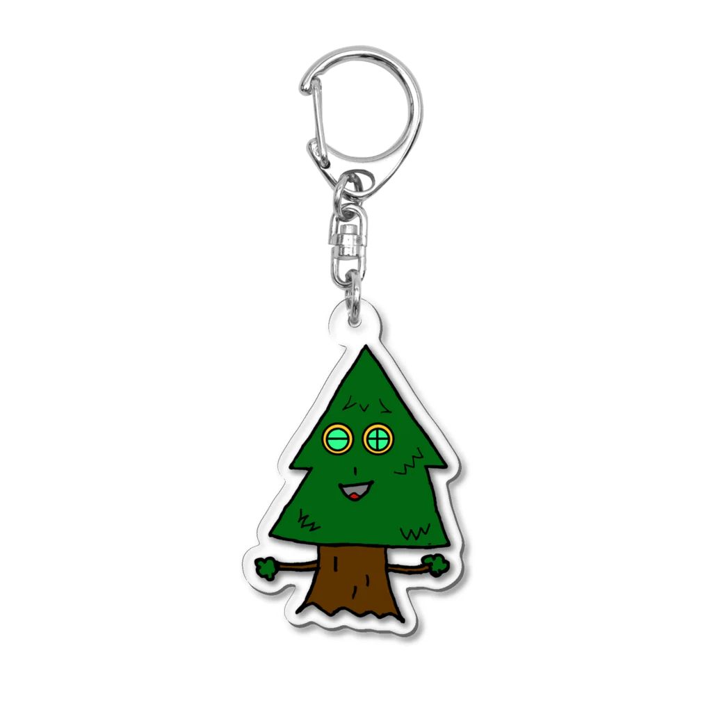 koji0802の日田杉好きすぎくん Acrylic Key Chain