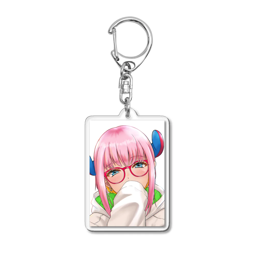 イエローフロッグの角田つの03 Acrylic Key Chain