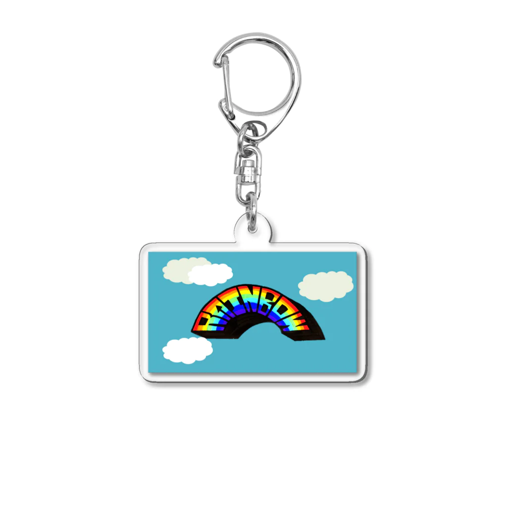 70BADのRAINBOW Acrylic Key Chain