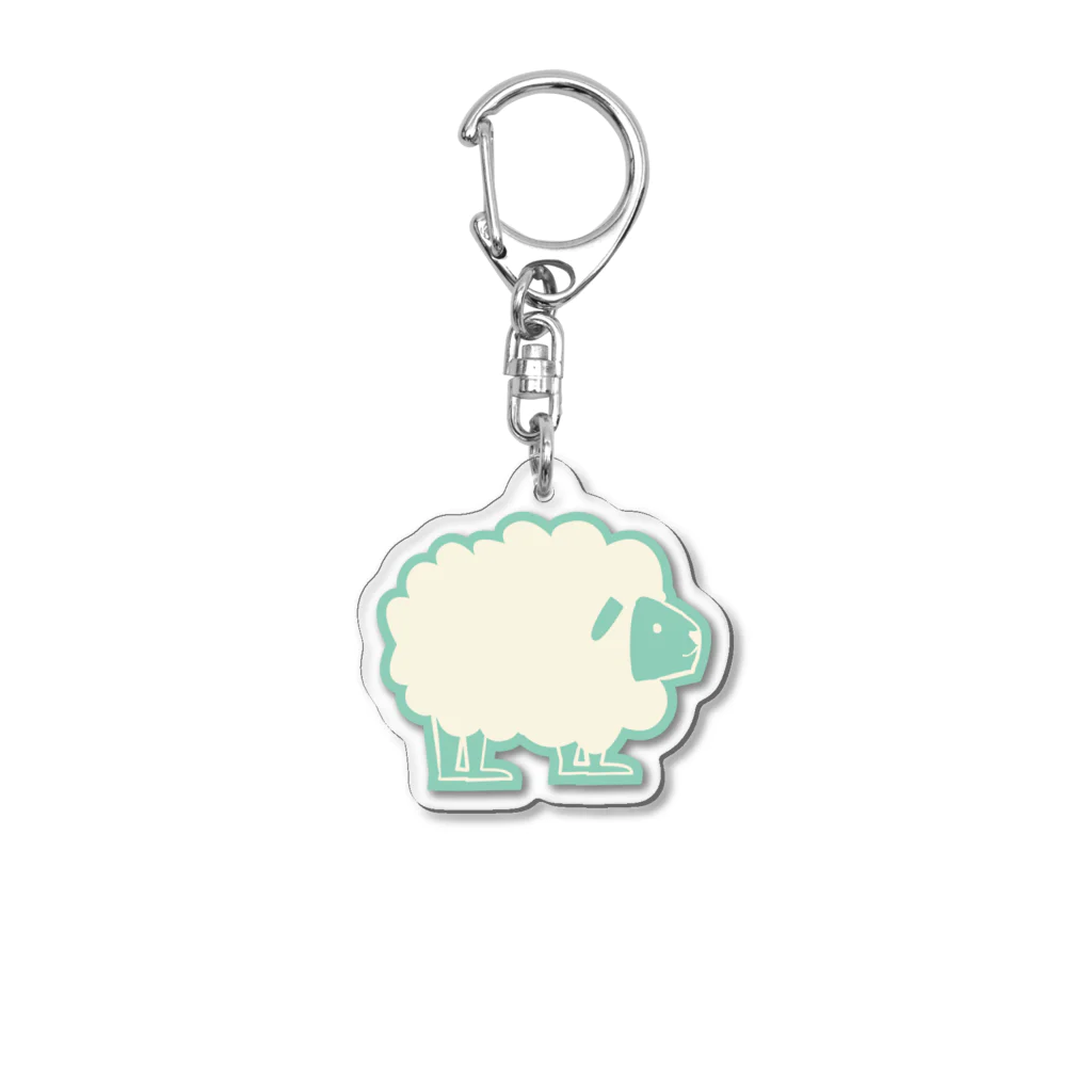 techichiのひつじくん Acrylic Key Chain