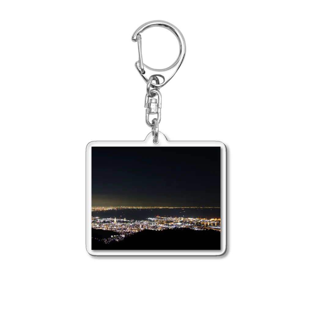 癒やしの力を与えし者の六甲夜景 Acrylic Key Chain