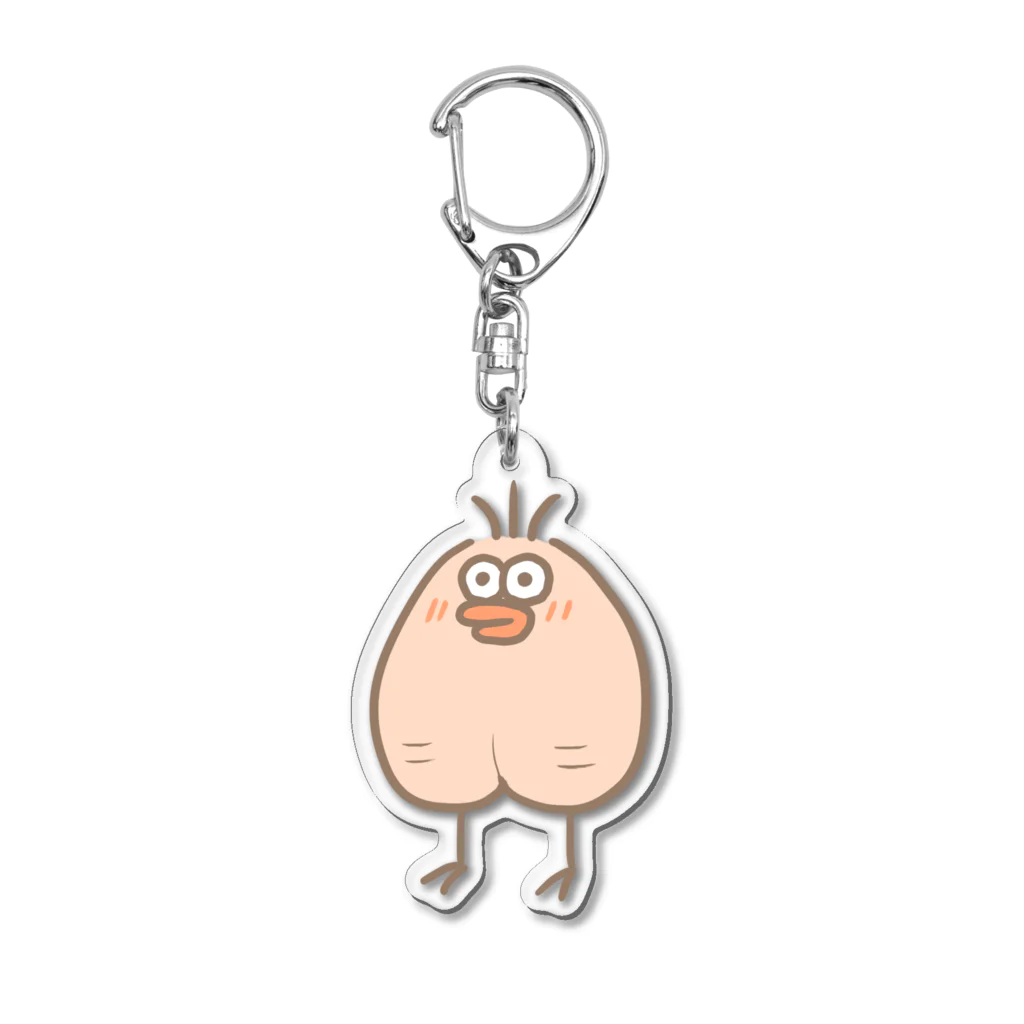 chimpotty shopのぼっちタマタマ星人 Acrylic Key Chain