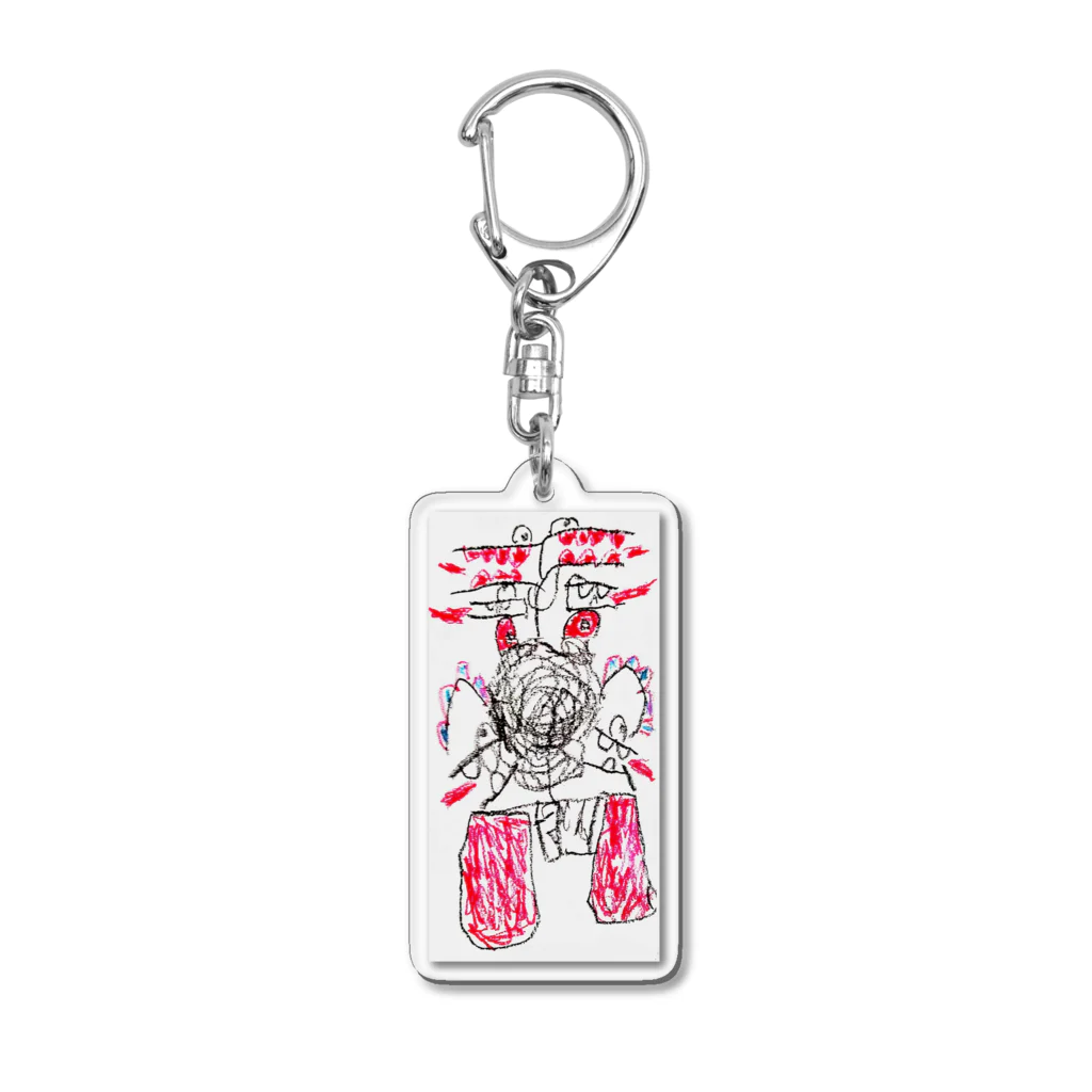 AtoZLabのファイヤーD Acrylic Key Chain