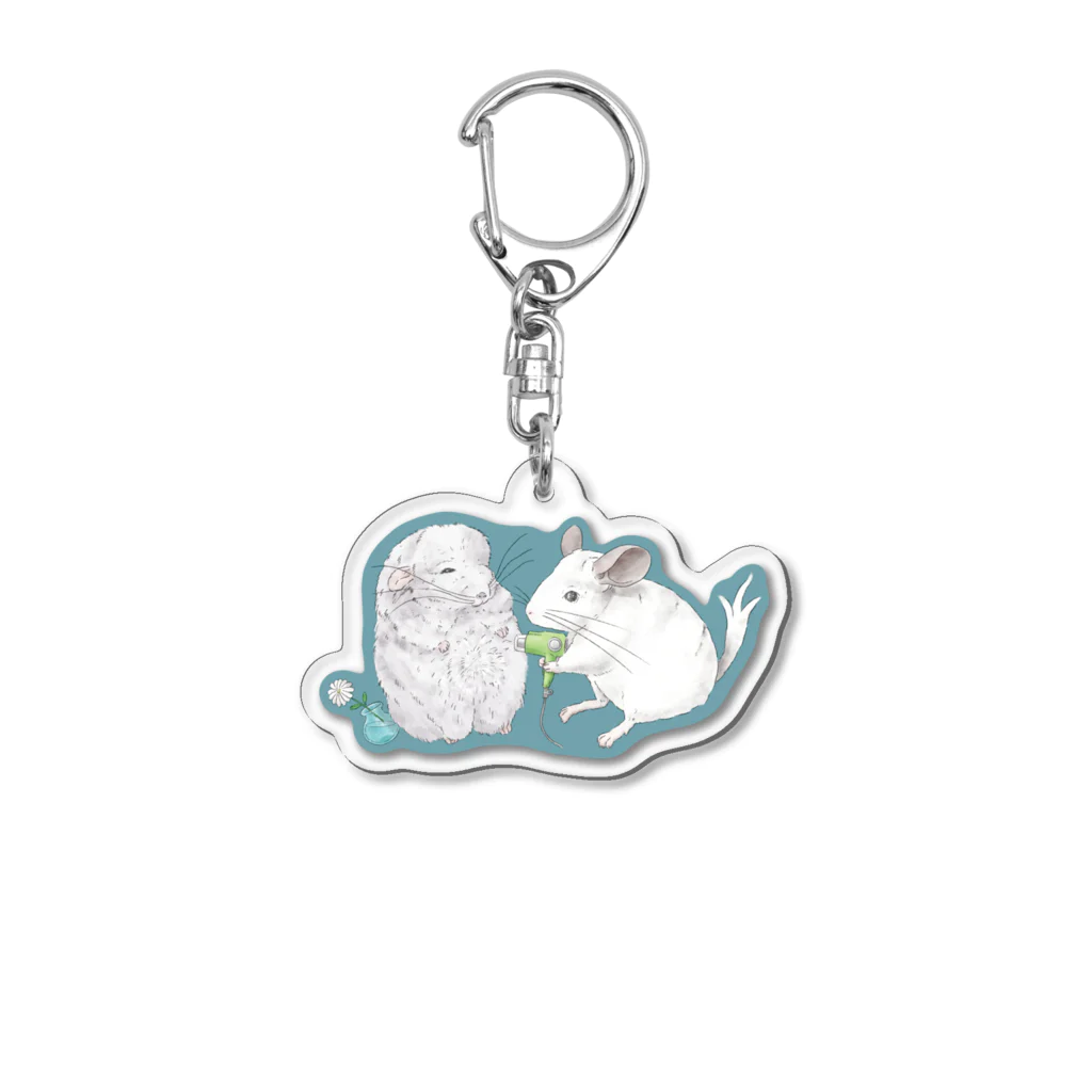 chinchilla_poiのブォォォォキーホルダー Acrylic Key Chain