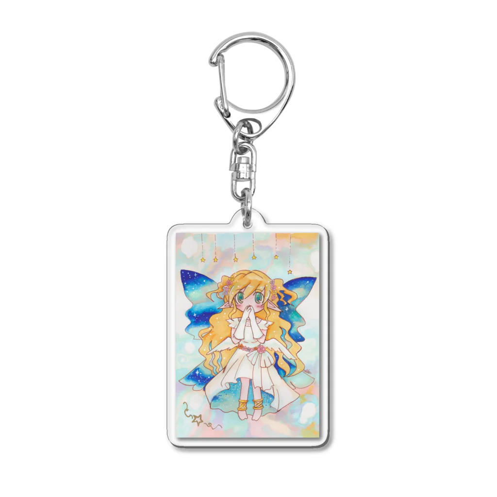 ＊天使の棲む森＊SUZURI店の空模様 Acrylic Key Chain