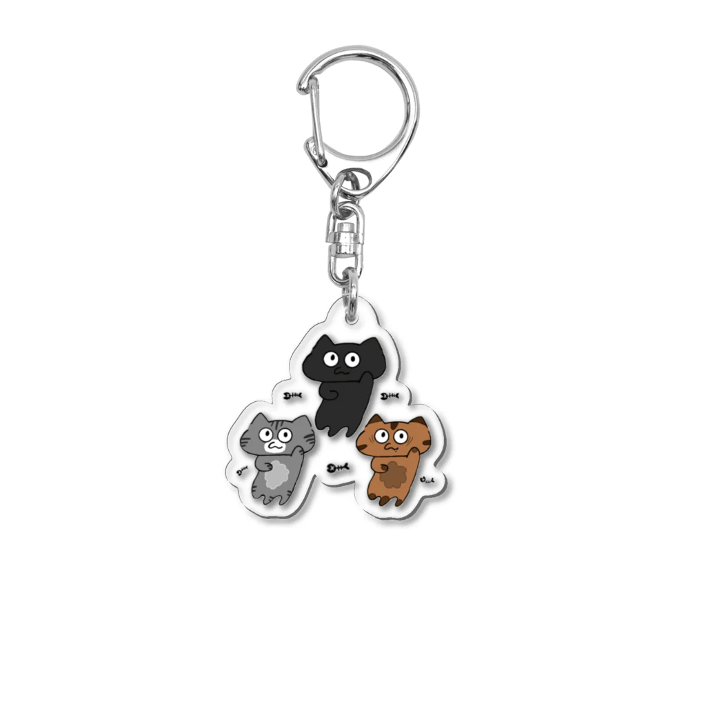 ennuのじゅるねこDANCE Acrylic Key Chain