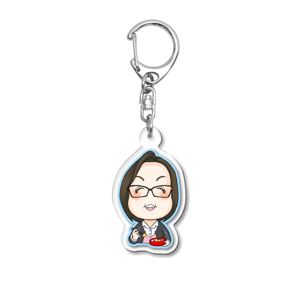 おはーちゃん‼ 500回記念shopのランチはーちゃん（新バージョン） Acrylic Key Chain