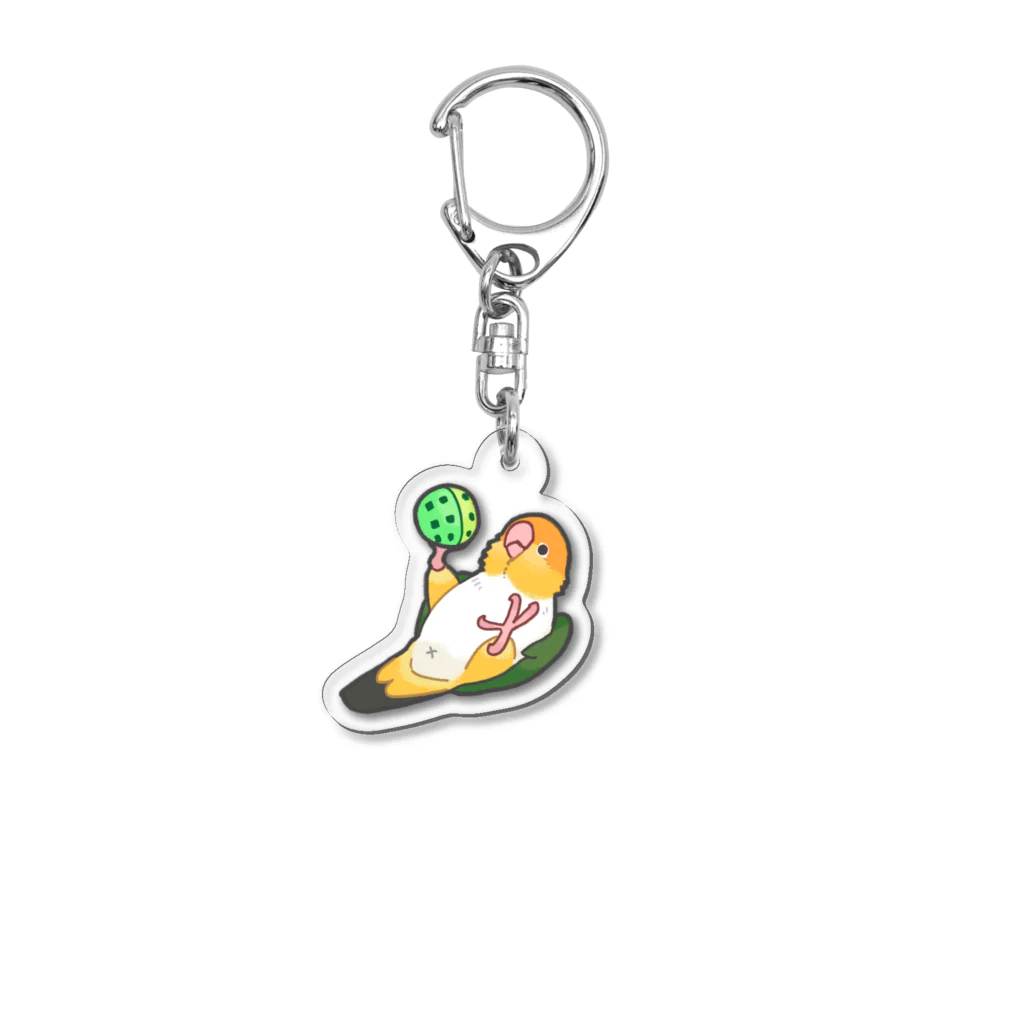 Maeken Gamesのしろはらいんこ Acrylic Key Chain