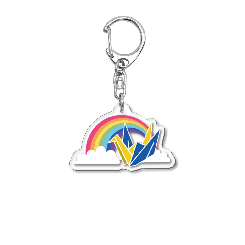 WORDMAN　SHOPの人々に明るい未来を Acrylic Key Chain