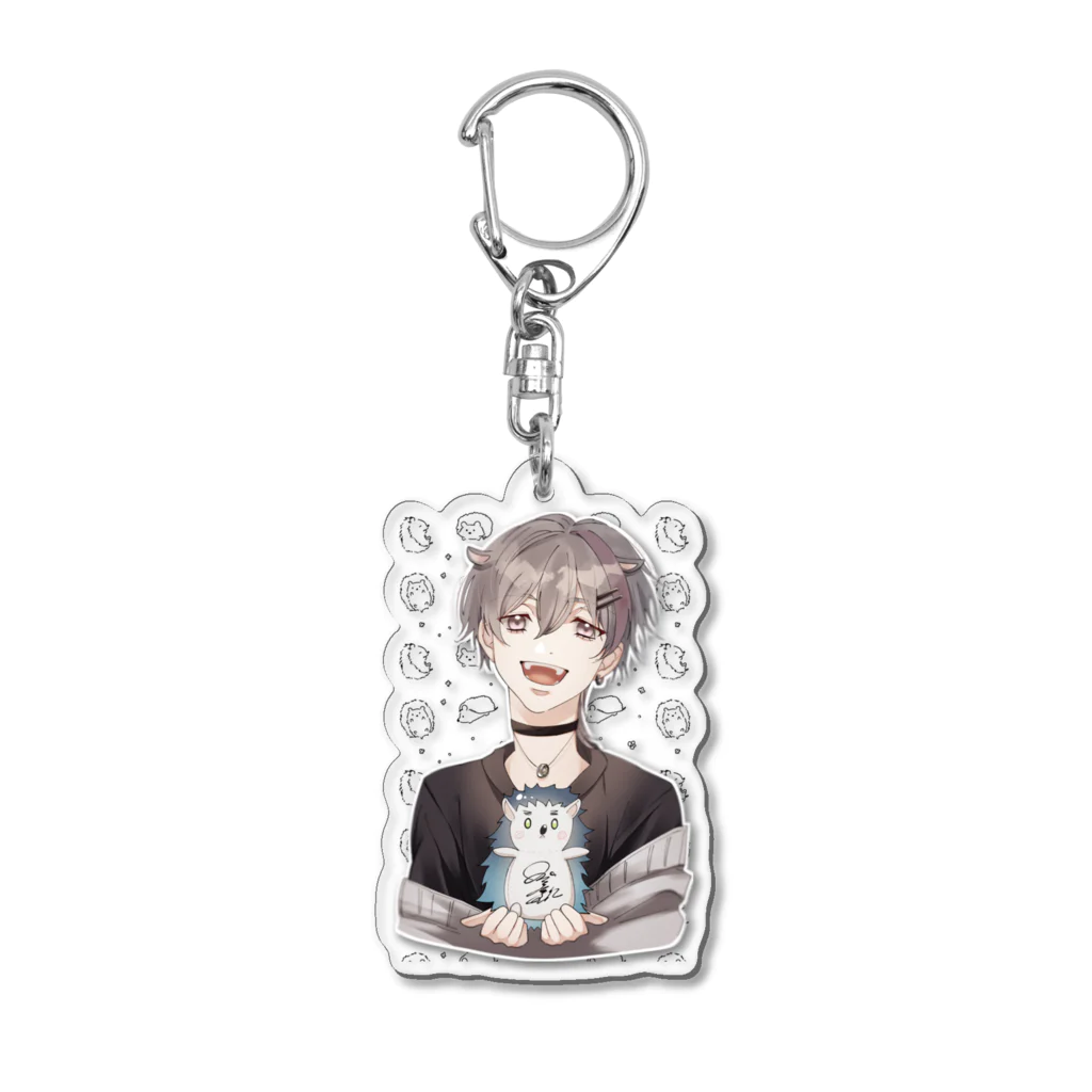 宮城のみやぎとハリネズミ Acrylic Key Chain