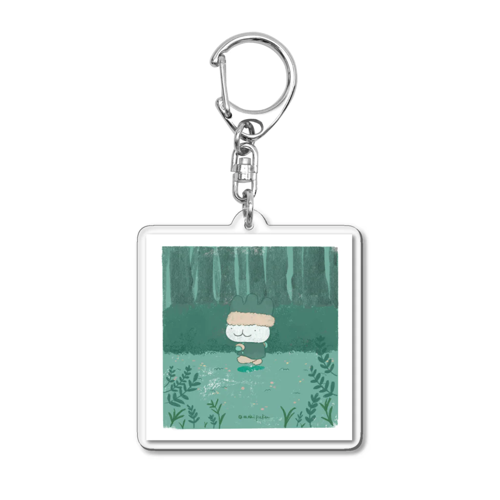 miniyuasa character storeの森の散歩ぷくしゅん Acrylic Key Chain