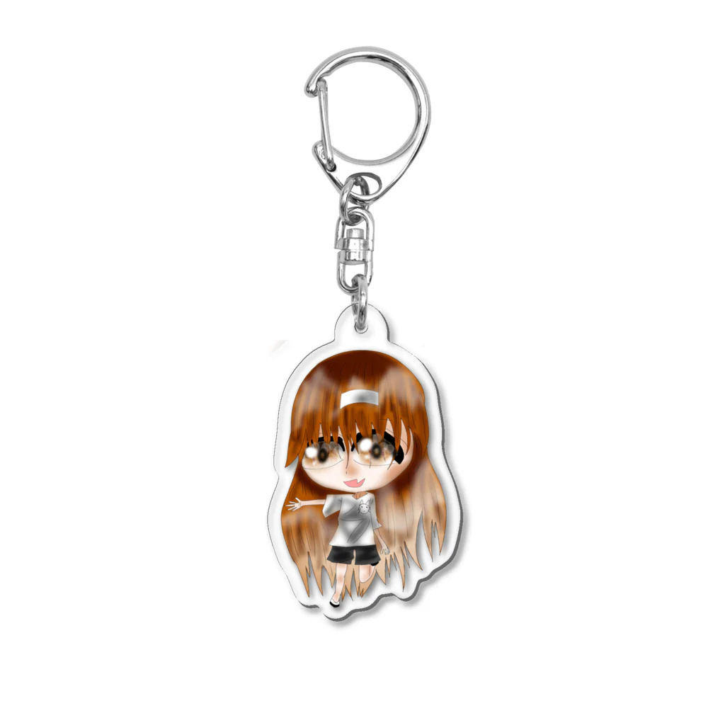 にゃん吉（hai）フォロー返ししますのにゃん吉キーホルダー Acrylic Key Chain