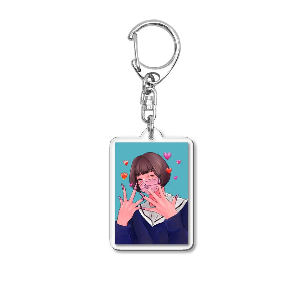 wasのGAL Acrylic Key Chain