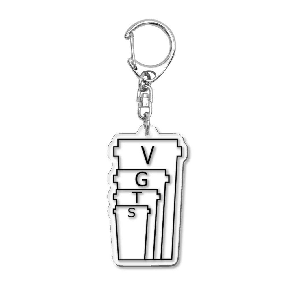 にろゆきのSTGV Acrylic Key Chain